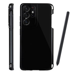 เคสป้องกันการกระแทก TPU นิ่มใสใสสำหรับ <span class=keywords><strong>S</strong></span>-<span class=keywords><strong>Pen</strong></span> สำหรับ Samsung Galaxy <span class=keywords><strong>S21</strong></span> <span class=keywords><strong>Ultra</strong></span> 5G - Product Image 4