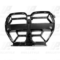 Grille de calandre de pare-chocs avant noire brillante G80 M3 G82 G83 M4 CSL pour BMW 2021 + grilles de rein avant de voiture