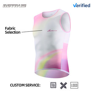 Débardeurs de cyclisme sans manches personnalisables pour hommes à séchage rapide - Product Image 3