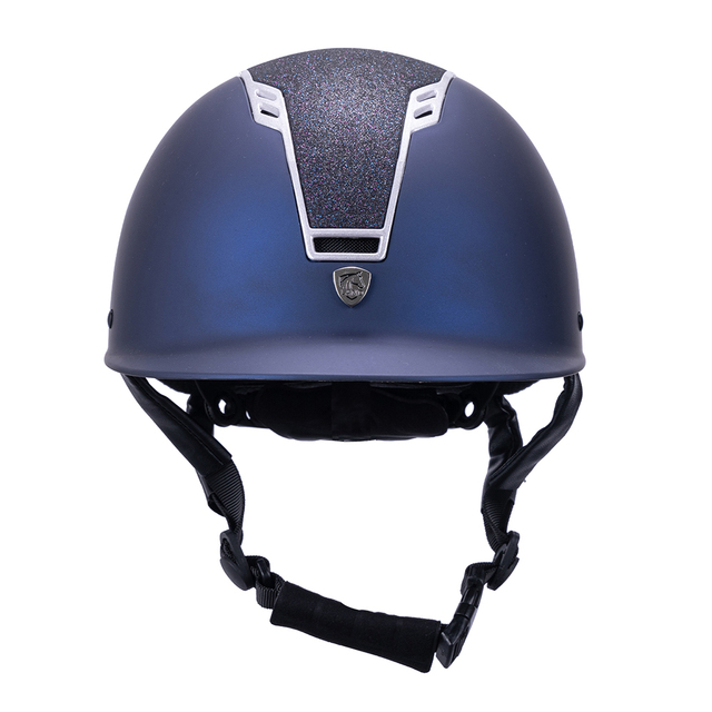 LAND AU-H08 Luxury Horse Riding Helmet with Buckle Closure ABS+EPS Material Ponytail Friendly for Riding & Training