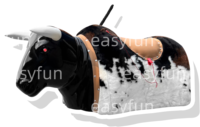 Nouvelles attractions pour enfants : jeux de location, machine de bull riding mécanique avec matelas gonflable pour carnavals