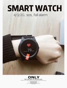 Jam tangan pintar orang tua 4g, arloji cerdas dengan lokasi Gps panggilan Sos deteksi jatuh detak jantung Monitor tekanan darah untuk orang tua - Product Image 5