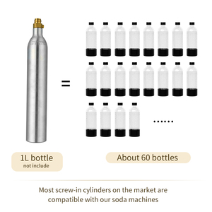 Một Chạm Carbonator Mini Soda Maker Máy Nước Lấp Lánh Với Chai Miễn Phí - Product Image 3