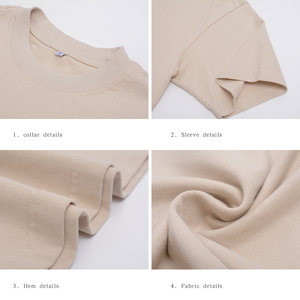 เสื้อยืดผู้ชายคุณภาพสูง หนานุ่ม สไตล์วินเทจ ล้างสีแบบแอซิดวอช ทรงโอเวอร์ไซส์ แบบครอป ตัดเย็บพิเศษ พิมพ์ลาย - Product Image 6