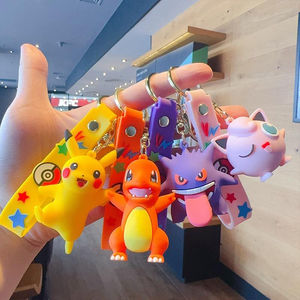 QY 3D อะนิเมะพวงกุญแจพีวีซีน่ารักจี้การ์ตูนกระเป๋าเป้สะพายหลังเสน่ห์ของสะสมของขวัญของเล่นสำหรับเด็ก - Product Image 5