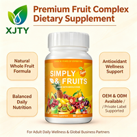 XJTY Nature Assortiment Fruit & Groente Capsules |   Voedingsvezel supplement |   Plantaardig en vezelrijk |   Volwassenen |   Bevordert de spijsvertering