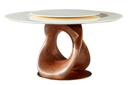 Modern Luxury Natural <strong>Oak</strong> Modern Home Furniture Room Metal Base Round Wood <strong>Dining</strong> Tables Round <strong>Dining</strong> Table <strong>Set</strong> <strong>4</strong> <strong>Chairs</strong> - Product Image 2
