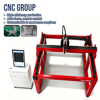 Découpeuse laser à fibre de type mini-portique de bureau 6060 1500W CNC à refroidissement par eau pour tôles d'acier