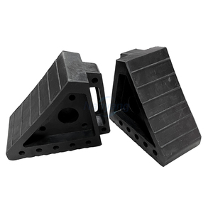 Cales de roue robustes en caoutchouc massif pour camions, camping-cars et remorques, avec poignée, vente en gros - Product Image 5