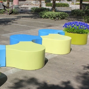 Leisure Chairs Commercial Display Sofas Outdoor <b>Square</b> Creative Rest Stools Sample Room Display Center <b>Combination</b> Tables Chairs - Product Image 4