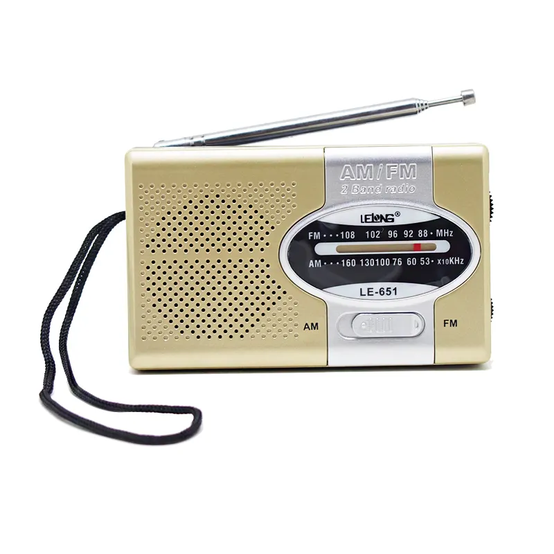 AM FM Radio Pocket radio AM FM Altavoz incorporado LOGO OEM regalo radios am FM para publicidad