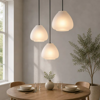 Abat-jour en verre transparent fait main, couleur personnalisée par pulvérisation, verre ambré blanc laiteux, boîtier de lampe, accessoires d'éclairage
