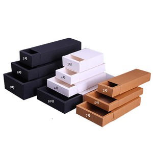 Good Quality Spot Recycled Drawer Colorful Luxury Kraft Paper Gift Socks Pants Men Custom Paper Box Packaging