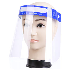 Masker Wajah transparan Anti debu, pelindung wajah medis anti-debu tahan percikan tahan kabut - Product Image 1