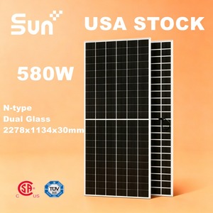แผงโซลาร์เซลล์แบบสองหน้า Sunplus SR5-60HBD-580M 580W ชนิด N-type ประสิทธิภาพ 23.4% สำหรับโรงไฟฟ้าพลังงานแสงอาทิตย์ มีสินค้าในสหรัฐอเมริกา - Product Image 1