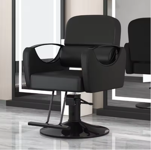 Sillón de Barbería Profesional Ajustable para Estilistas, Cuero Sintético para Salones, Salas de Estar y Hoteles - Product Image 2