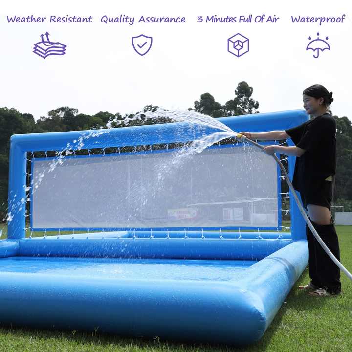 33FT Inflatable Volleyball Court Perfect for Outdoor Fun 33FT Inflatable Volleyball Court Perfect for Outdoor Fun