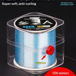 <span class=keywords><strong>Fil</strong></span> <span class=keywords><strong>de</strong></span> pêche 500 mètres, ligne principale, ligne secondaire, ligne invisible, anti-emmêlement, super souple, pour canne à pêche en mer, canne à lancer, pour la pêche à la ligne et la pêche au leurre - Product Image 1