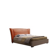 Couvre-lit en cuir au design moderne, style luxueux, léger et doux, tête de lit Queen Size