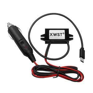 XWST Dc Step Down konverter USB, pengisi daya ponsel USB Tipe C mini mikro 12V sampai 5V 3A Output 8-22v 5v 3A 15w