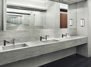 ก๊อกน้ำสแตนเลสอัตโนมัติ ดีไซน์คลาสสิก ทันสมัย แบบรูเดียว พร้อมที่จ่ายสบู่ สำหรับห้องน้ำเชิงพาณิชย์ รุ่น AK1362 - Product Image 5