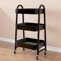 Étagère de rangement mobile sur roulettes, organisateur de collations et de jouets, table d'appoint pour canapé, pour salon