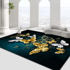 Tappeti Scandinavi Personalizzati, Resistenti al Restringimento e allo Sbiadimento, Grandi Tappeti per Soggiorno con Stampa 3D, Arredamento Moderno di Lusso - Product Image 3