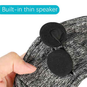 Bandeau de sport sans fil unisexe avec LED, batterie, haut-parleur fin, musique, bandeau de sommeil pour le sommeil, l'entraînement, casque, bandeau - Product Image 4