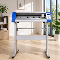 Plotter de Corte de Contornos Automático, Máquina Cortadora de Vinilo de 630 mm de Alta Velocidad para la Creación de Adhesivos y Letreros