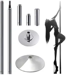 Venta al por mayor profesional Stripper Pole Spinning estático portátil extraíble Dance Pole Dance Kit para ejercicio Club Party Pub Home