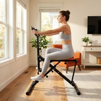 Máquina de Ejercicio Multifuncional Integrada para Cintura y Abdomen, Gimnasio en Casa, Uso Interior, Simulador de Montar a Caballo