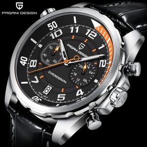 Montres pour hommes PAGANI Design PD1811, montre automatique VK64, cuir PU, saphir, Reloj Hombre PD1811 - Product Image 5