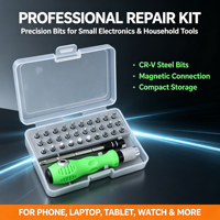 Kit de tournevis multi-embouts 32 en 1, ensemble d'outils portables de précision pour la réparation de téléphones portables, d'ordinateurs et de consoles de jeux