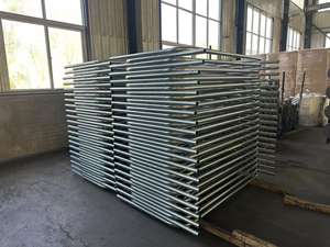 מעקה בטיחות מפלדה באורך 48 אינץ' בצבע כסף, מעקה בטיחות להולכי רגל, ספק מעקות צינורות - Product Image 5