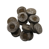 Pellets de tourbe pour pépinière, pour la plantation de fleurs de jardin, agriculture, bloc de terre verte pour la culture de semis
