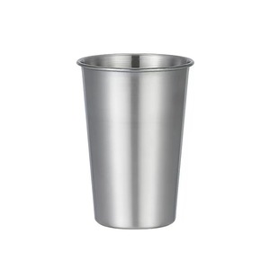 304 Stainless Steel Tumbler Single Layer Rolled Edge 350ml 500ml Portable Camping Outdoor Travel Cup Straight Shape - Product Image 5