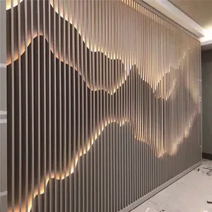 Grosir pembagi ruang makan dan ruang tamu-Dekorasi Besi Tahan Karat Dinding Kustom Kustom Pembagi Ruangan Layar