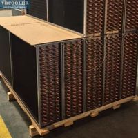 Déshumidificateur cuivre aluminium Fin Tube Design évaporateur bobine pour l'élimination de l'humidité