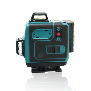 Outils de cloison sèche à ligne croisée rotative à 360°, <span class=keywords><strong>niveau</strong></span> <span class=keywords><strong>laser</strong></span> à lumière verte 16, pour alimentation industrielle, nivellement DIY avec une distance de travail de 50 m - Product Image 2