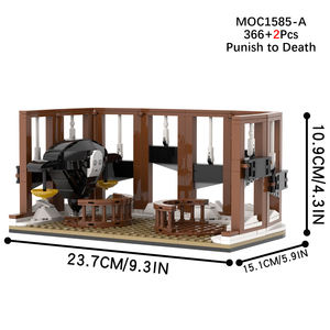 MOC1585 <span class=keywords><strong>366</strong></span> pièces Punish to Death Creative MOC Bricks Movie Collection DIY Juguetes Building Block Sets Jouets pour enfants - Product Image 4