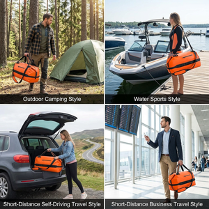 Sac de voyage en polyester durable, résistant à l'eau, personnalisé, de luxe, avec fermeture éclair, pour la navigation de plaisance et les activités de plein air - Product Image 3