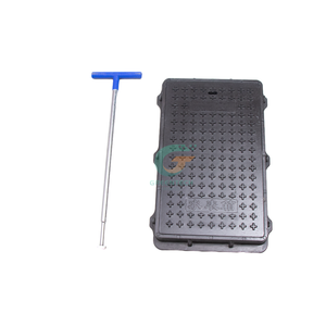 FRP/GRP Chinese fabrikant SMC composiet vierkante kunststof watermeter putdeksel - Product Image 6