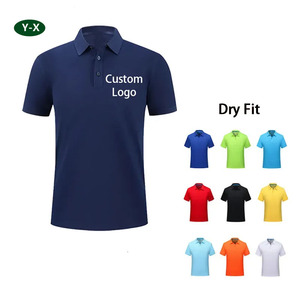 Venta al por mayor Dark Navy 100% poliéster <span class=keywords><strong>Polo</strong></span> hombres camiseta personalizada bordada Golf <span class=keywords><strong>Polo</strong></span> camisas poliéster <span class=keywords><strong>Polo</strong></span> camisa para hombres - Product Image 1