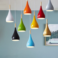 Lustre nordique à trois têtes Macaron, Luminaire de restaurant, Moderne et minimaliste, Créatif, Personnalisé, pour comptoir de bar, Lustre de magasin