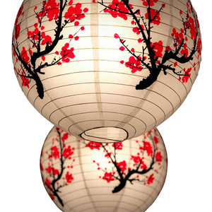 Linternas de Papel DIY para el Festival de los Faroles, Festival de Medio Otoño, Festival de Primavera - Lámparas Chinas Tradicionales con Diseño de Flor de Ciruelo - Product Image 5