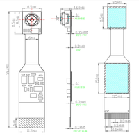 Modul Sensor Gambar Raspberry Pi ZeroSlim 5MP OV5647 Perekaman Video HD 1080P