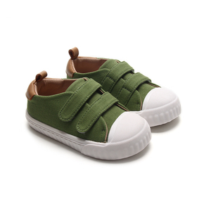 أحذية الأطفال الرضع المخصصة بسعر الجملة من قماش القنب ذات نعل مطاطي كاب ضد الركل بحزام مزدوج - Product Image 2