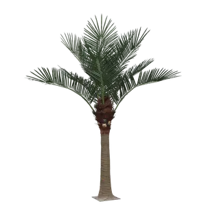 Sen Masine 3m High Simulation Landscape Decoration Fake Big Plants Outdoor Artificial Coconut Tree