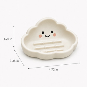 ที่วางสบู่ซิลิโคน Vast Cloud ดีไซน์ระบายน้ำเร็ว สำหรับห้องน้ำและห้องครัว - Product Image 4