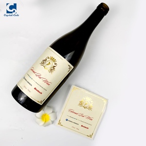 Labels <strong>Pewter</strong> Cup <strong>Sheet</strong> Lenticular Sweet Luxury Packaging Foil Embossed High End Printing for Bottle White With Wine Label - Product Image 6